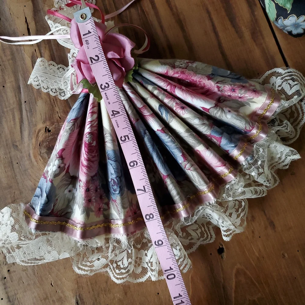 Victorian Christmas tree decorations Bundle of 8